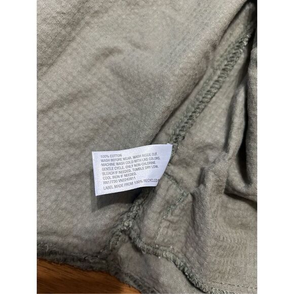 Original Use Men's Long Sleeve Button Down Shirt Jacket Olive Green XS - Picture 6 of 8